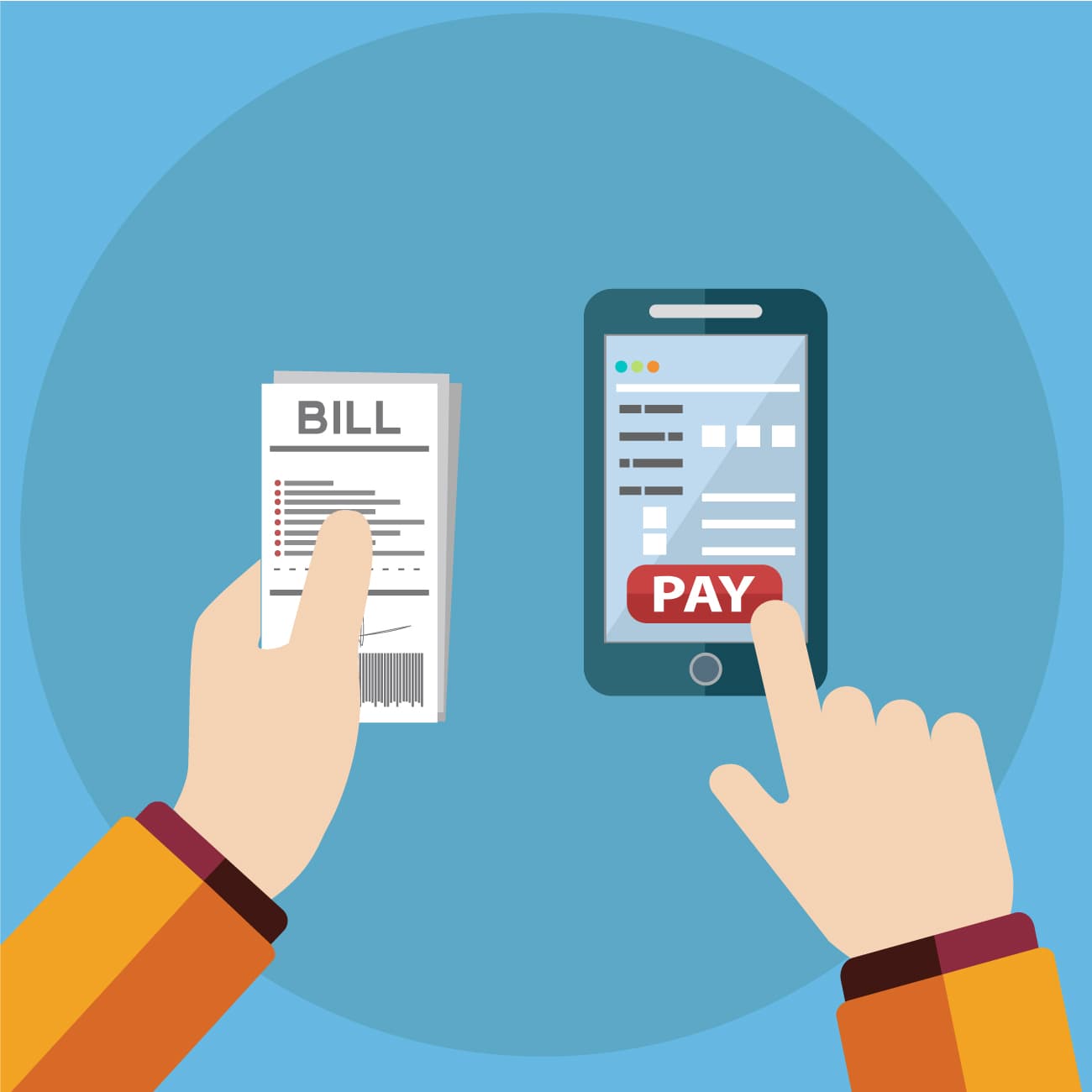 Recharge or Pay Mobile Bill service with SaveDost